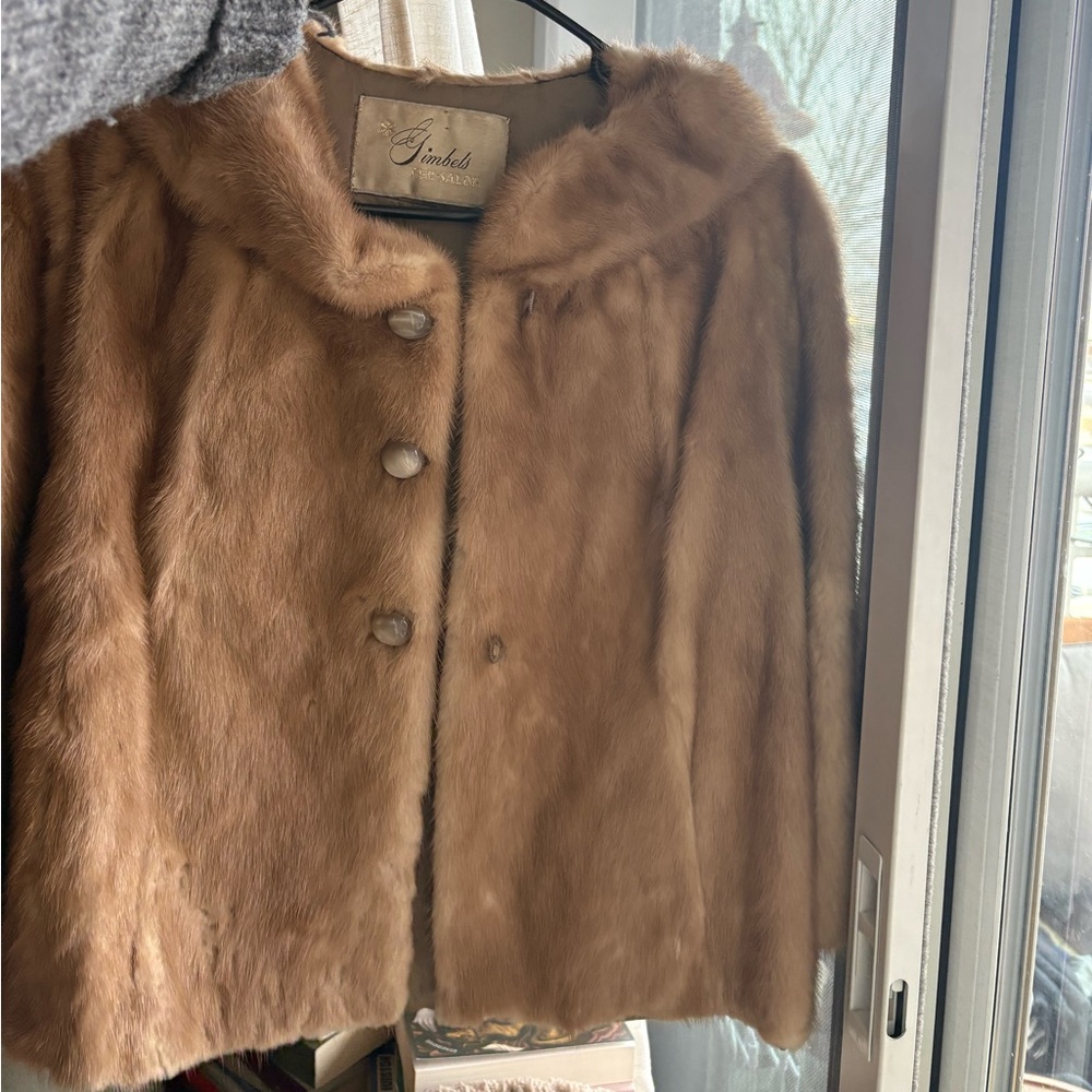 Vintage Brown Mink Coat